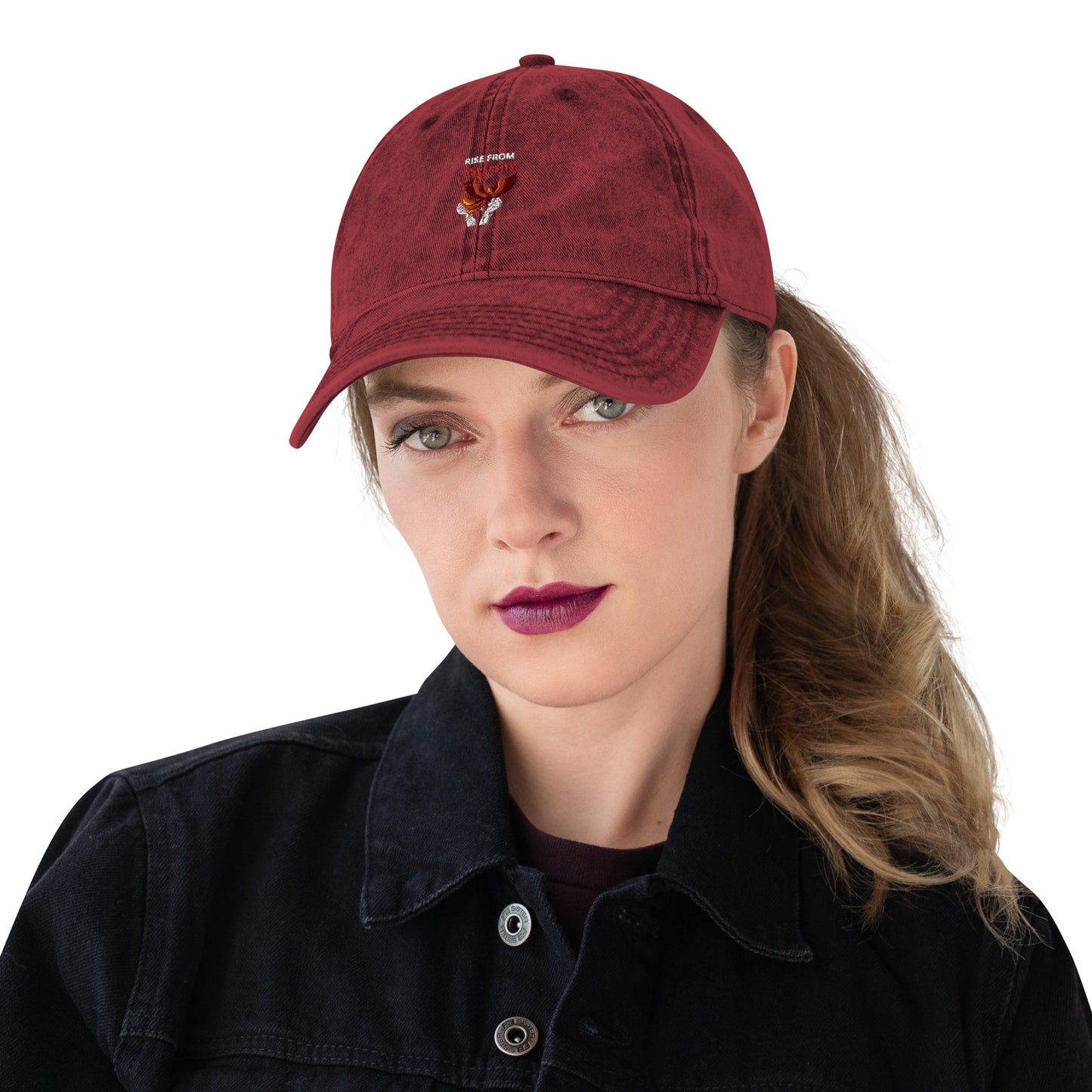 Rise From Adversity Vintage Cotton Twill Cap